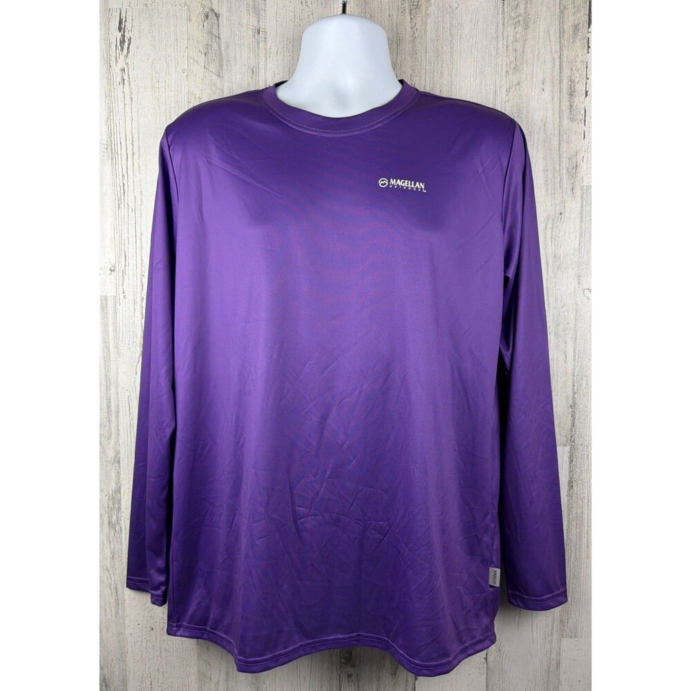 Magellan Outdoors Louisiana Fish Gear Moisture Wicking Shirt Large (22”x30”) - Picture 2 of 3